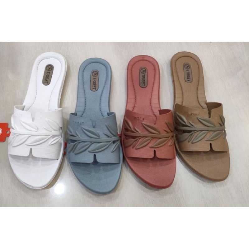 TRISET - Sandal Karet Flat Wanita Size 36-40 Original