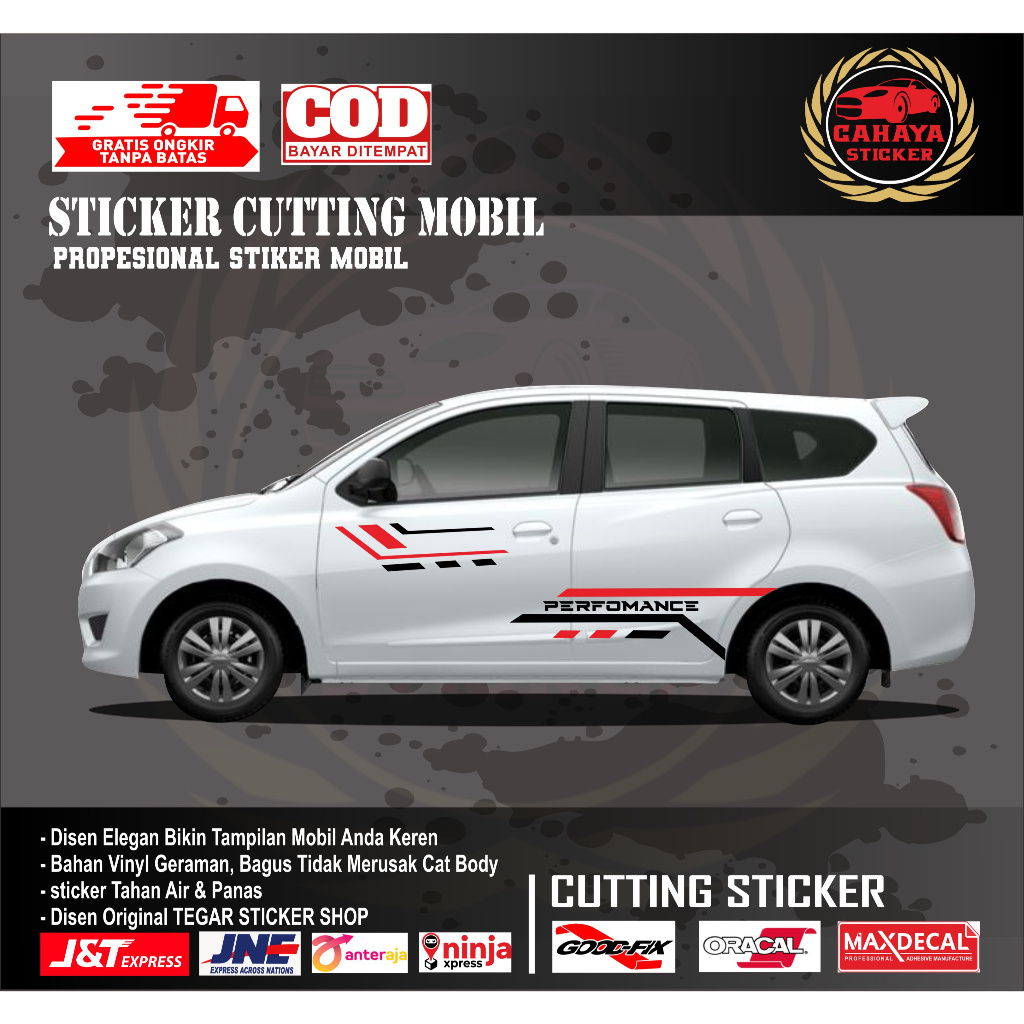 sticker mobil datsun go sticker lis mobil datsun go sticker mobil datsun stiker motif variasi mobil