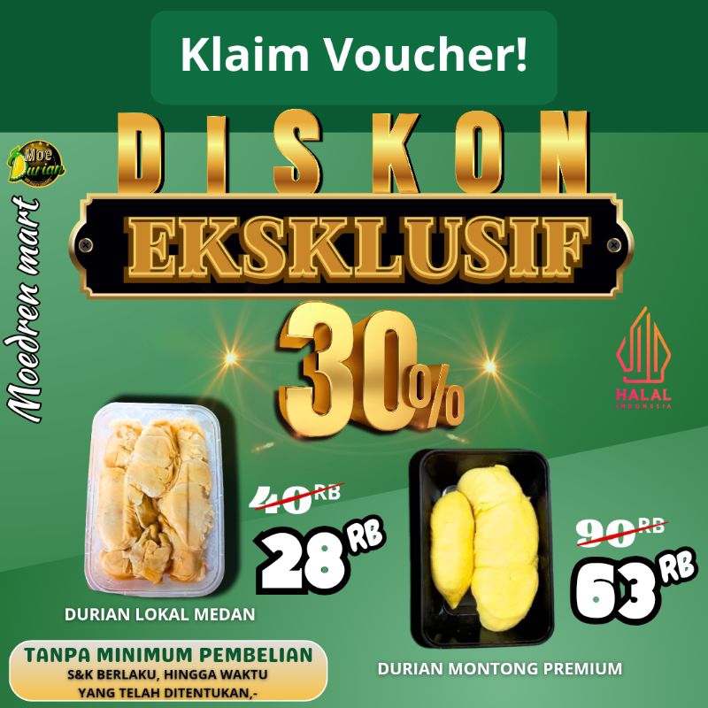 

DURIAN KUPAS Montong/DURIAN KUPAS MEDAN DISKON EKSLUSIF