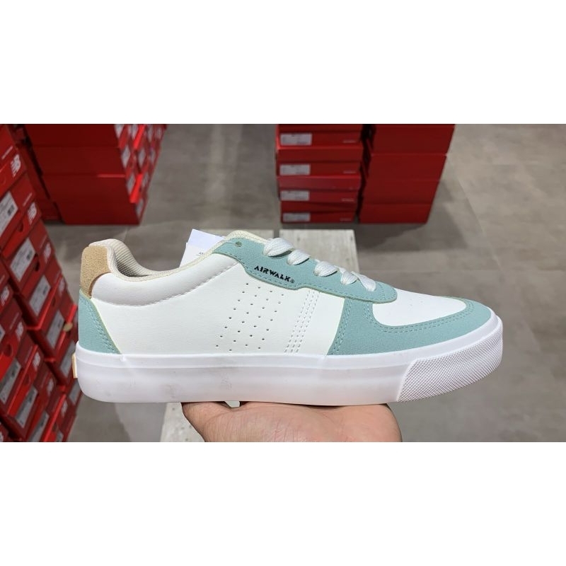 Airwalk Bosch Women's Sneakers Shoes- White/Green