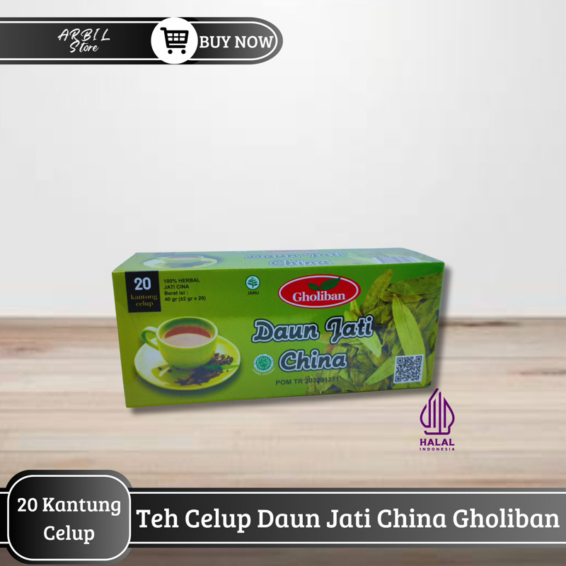 

Teh Celup Herbal Daun Jati Cina Gholiban Solusi Diet Sehat