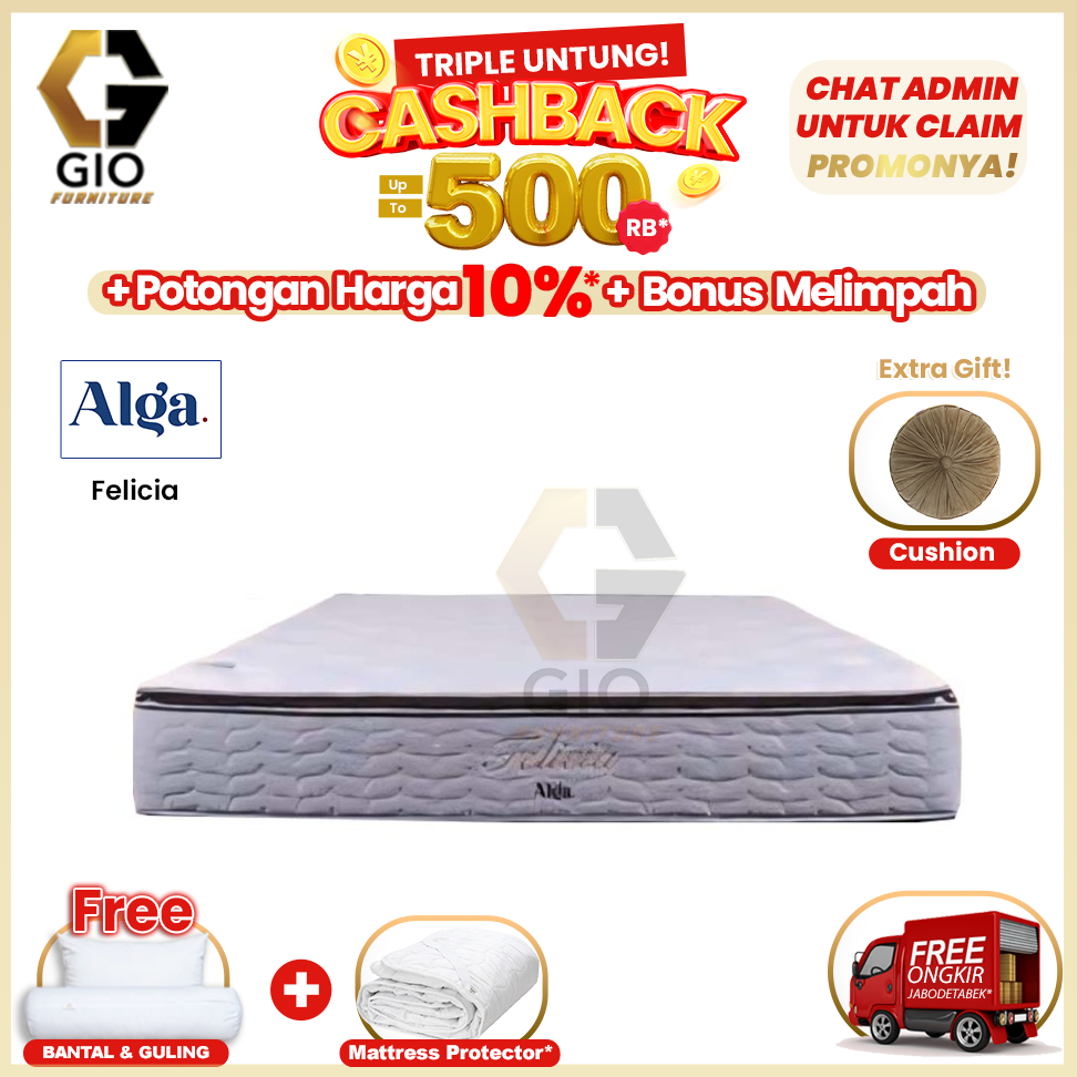 Alga Kasur/Springbed Felicia (Hanya Kasur)