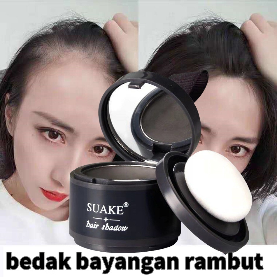 Hair Shadow Powder Bedak Penutup Uban Hair Shadow Hair Line Powder Bedak Penutup Garis Rambut Black 