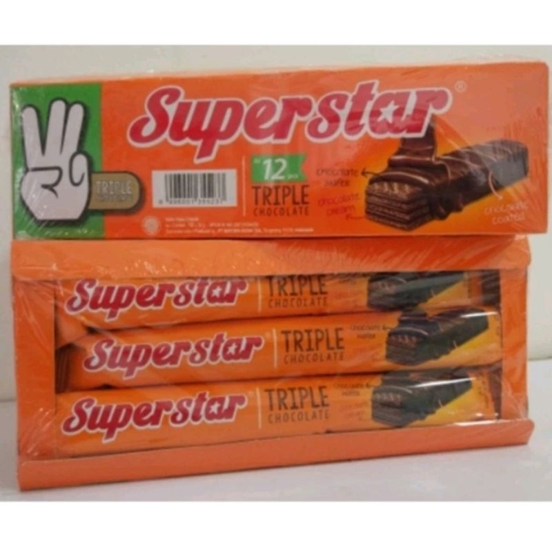 

Superstar Wafer Triple Chocolat 1 box isi 12