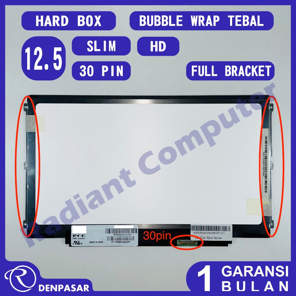 LCD LED Dell Latitude  E7250 E7240 No Touchscreen