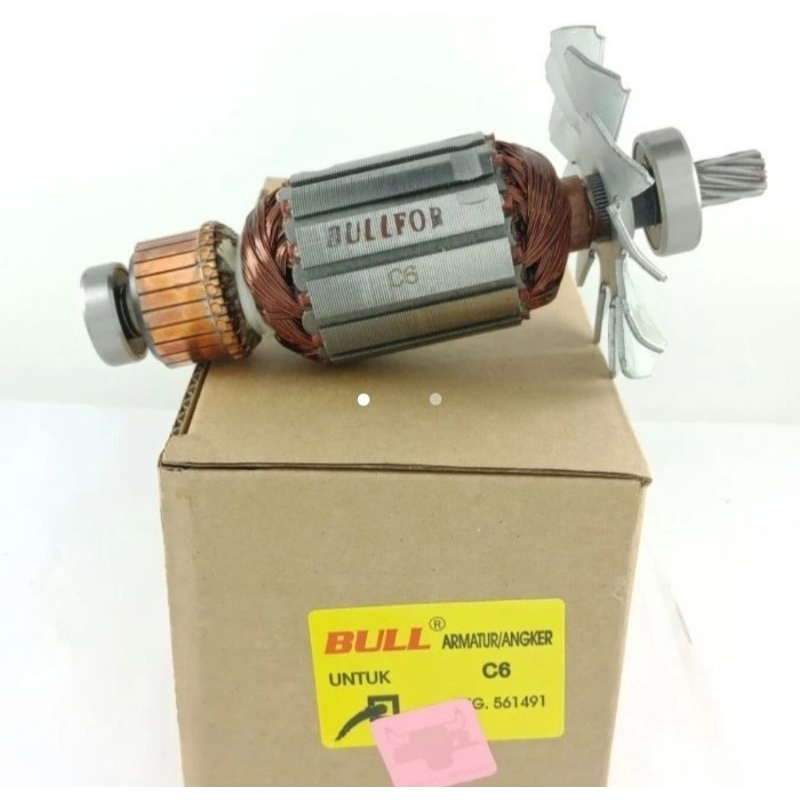 ARMATURE HITACHI C6 ANGKER GERINDA HITACHI 6" C6 BULL