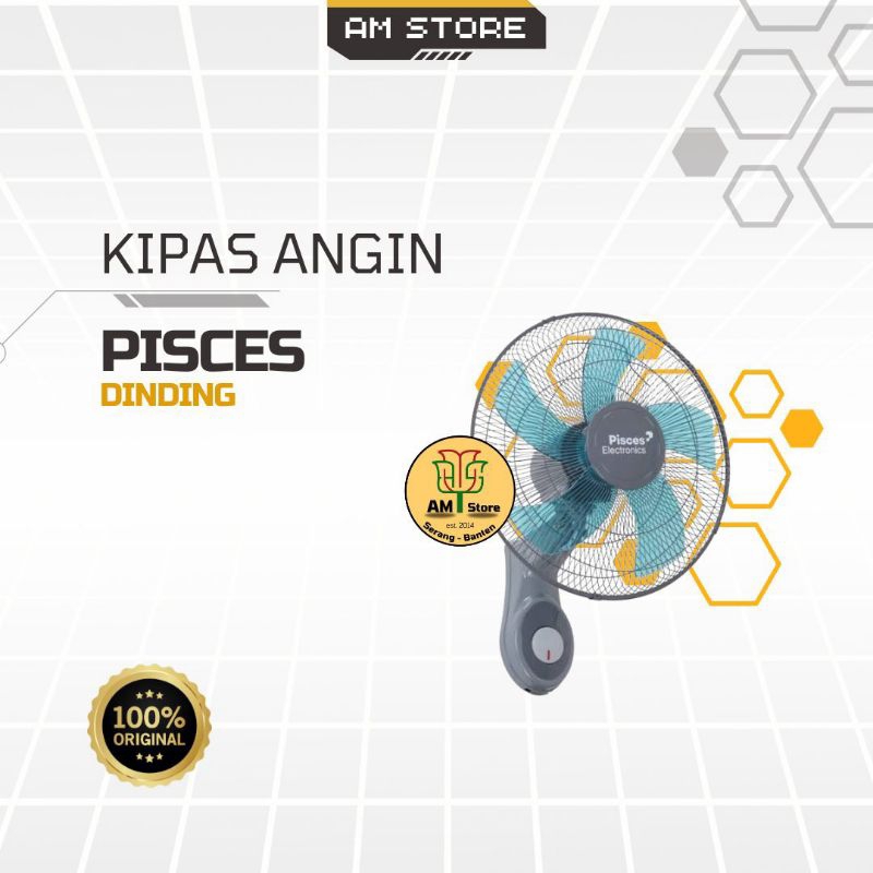 Kipas Angin Pisces (Dinding) 1611
