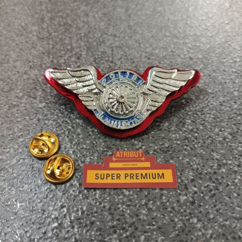 PIN WING LANTAS AKRILIK / WING LANTAS / PIN POLISI / ATRIBUT POLRI