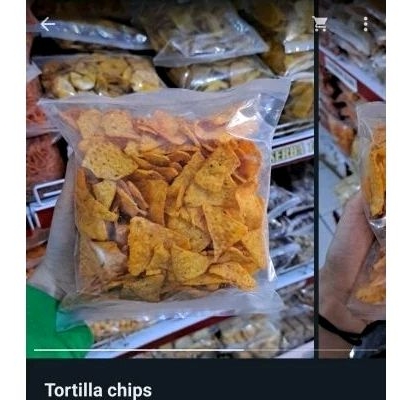

cemilan crispy tortilla cips kiloan 500g - 1kg makin banyak makin murah