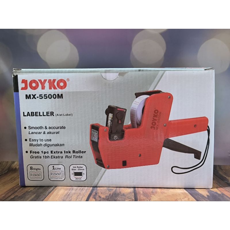 

Mesin label harga joyko Mx-5500M 1baris/8Digits