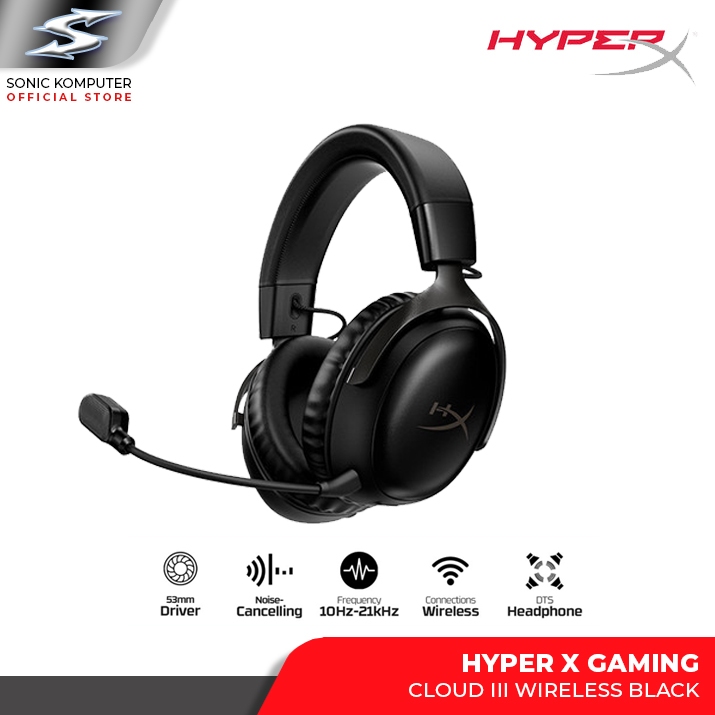 HyperX Headset Gaming Cloud III Wireless Black