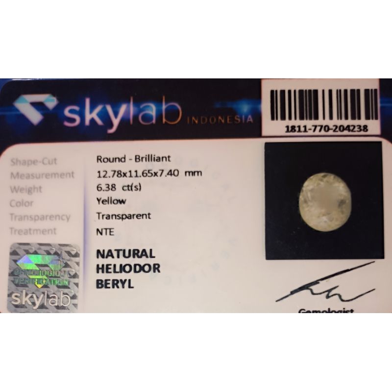 HELIODOR BERYL