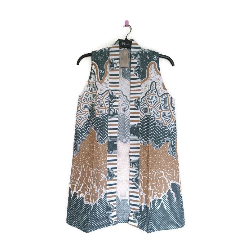 VEST WANITA MOTIF BATIK ROMPI BATIK OUTER BATIK ASLI JOGJA