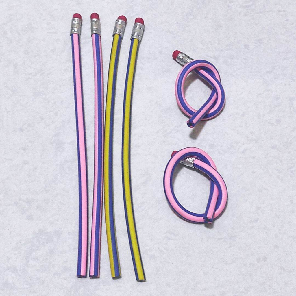 

casaloger S01 - Pensil Inul Flexsible Lentur Unik Lucu Alat Tulis Sekolah Pencil Karet Digulung Ditekuk