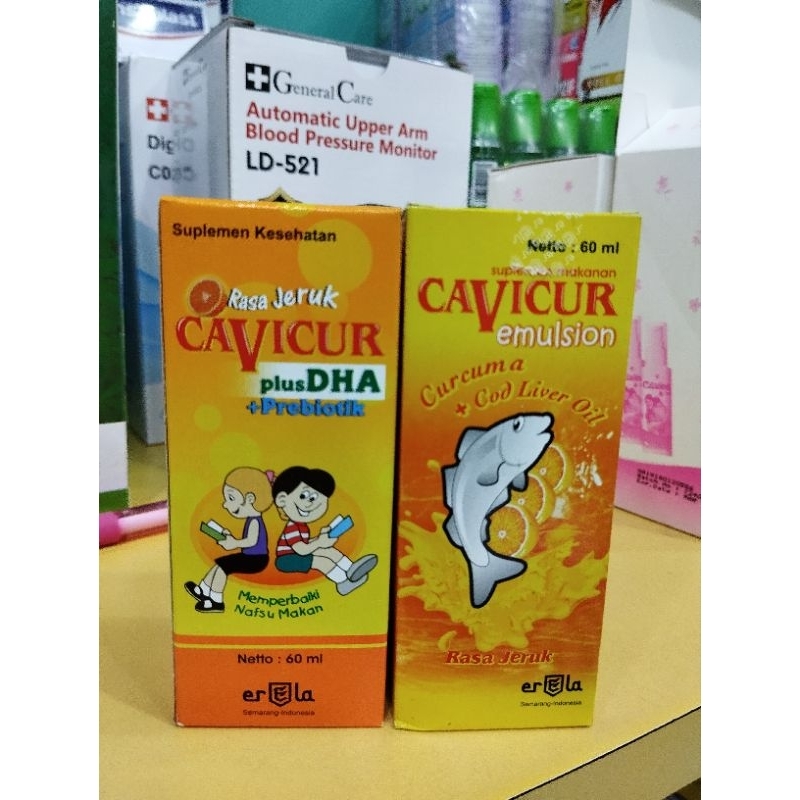 Cavicur Emulsion & Cavicur Plus Dha - Vitamin Anak