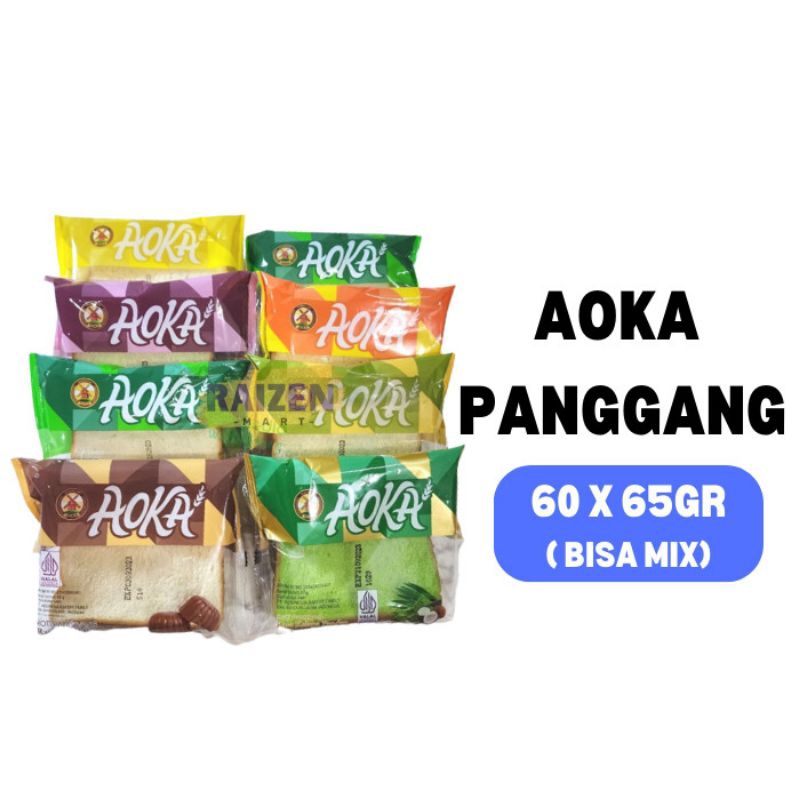 

Aoka Roti Aneka Rasa Dus 60 Pcs