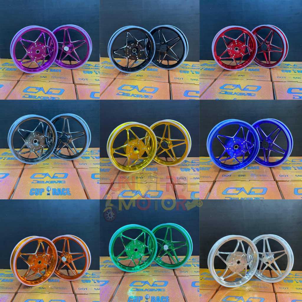 VELG DELKEVIC DND X-1 VARIO 125 150 MIO SPORTY VARIO 160 CBS AEROX 155 OLD NEW MIO M3 MIO SOUL MIO S