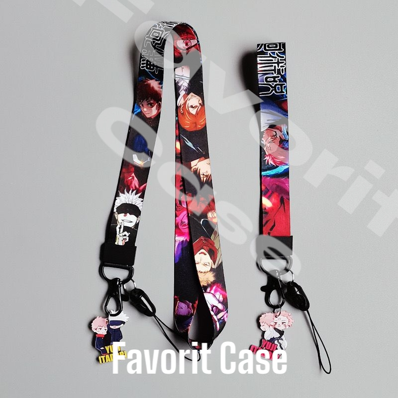 

Tali Gantungan Lanyard Jujutsu Kaisen Anime Itadori Yuji Gojo Satoru Ryomen Sukuna