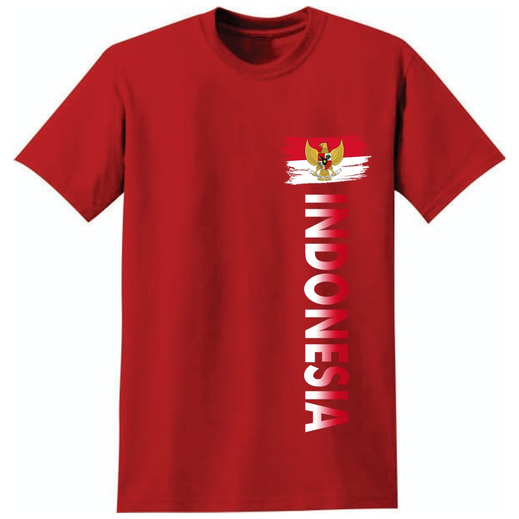 Kaos Dewasa Kemerdekaan Indonesia 17 Agustus Kaos atasan lengan pendek Pria Wanita TD888