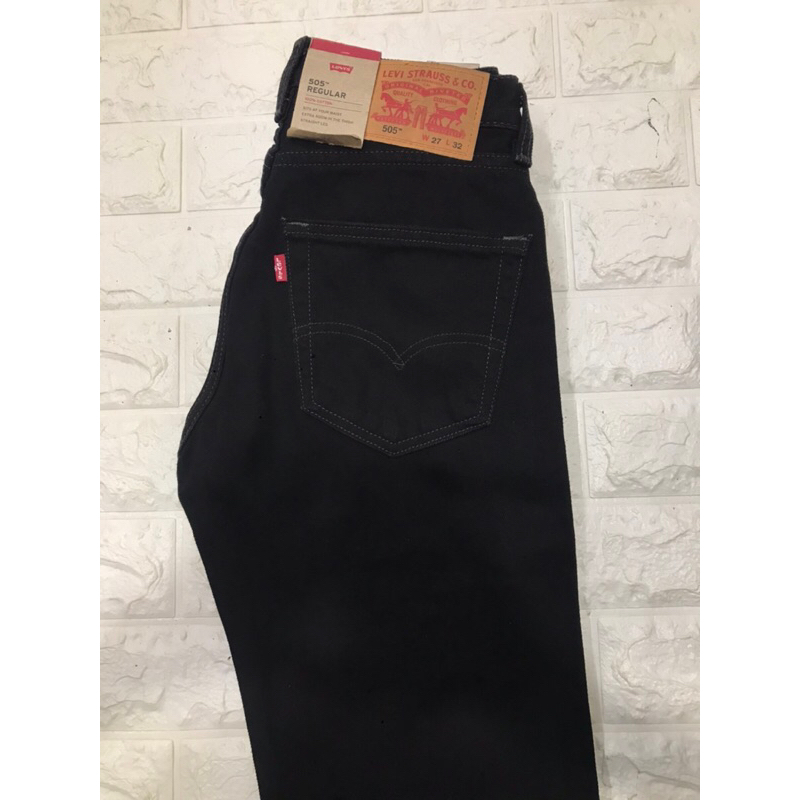 CELANA PANJANG LEVIS 505 ORIGINAL WARNA HITAM