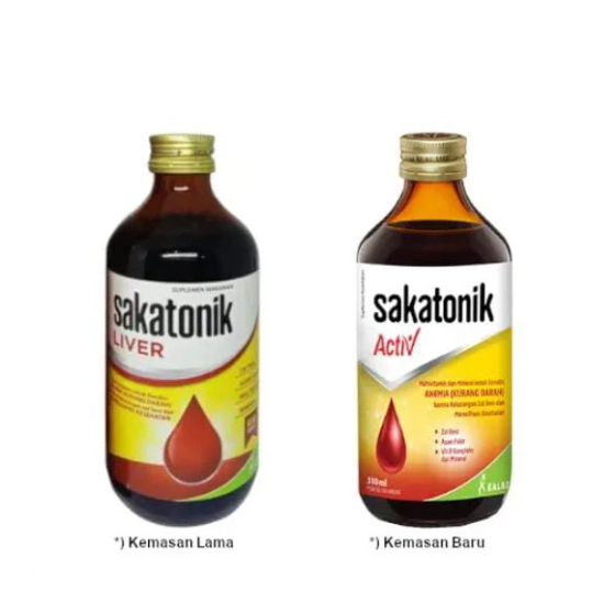 Multivitamin Penambah Darah Sakatonik Liver 100ml / 310ml