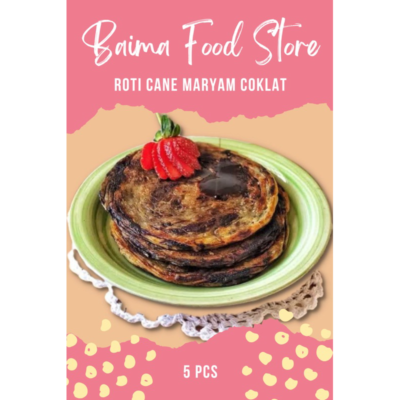 

Roti Cane Maryam Coklat Isi 5 Pcs