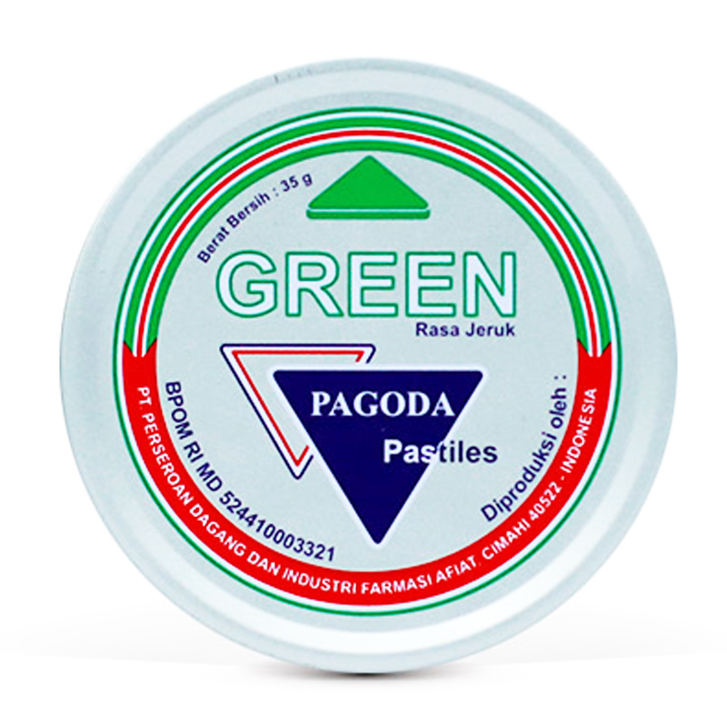 

Green Pagoda Pastiles Jeruk 35gr