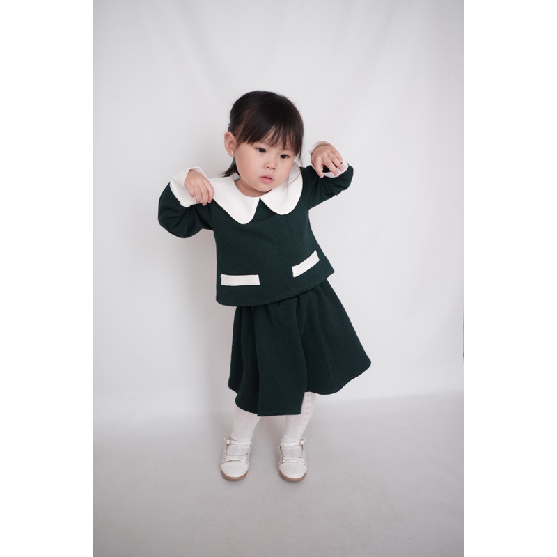 Hanni Set | atasan rok set anak perempuan
