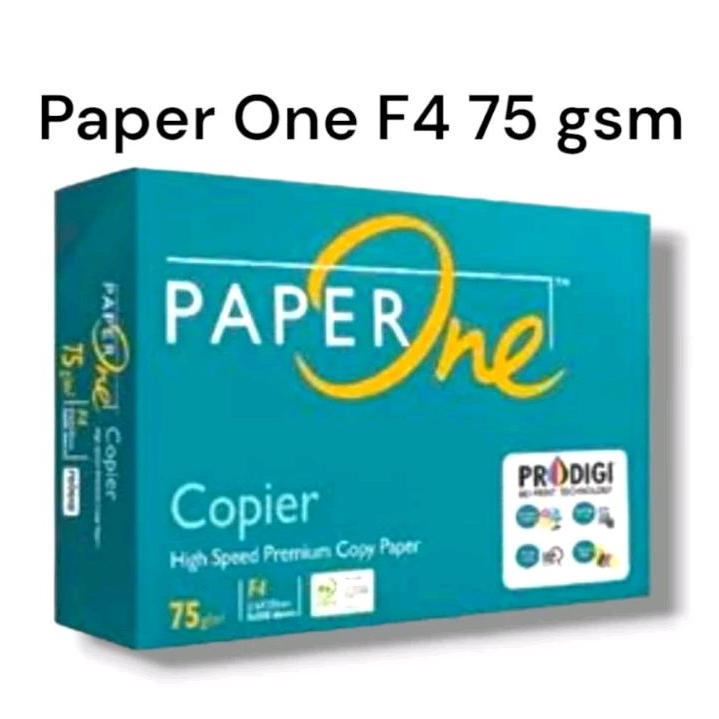 

Kertas hvs print F4 premium PaperOne F4 75 gsm ( 500 lembar)