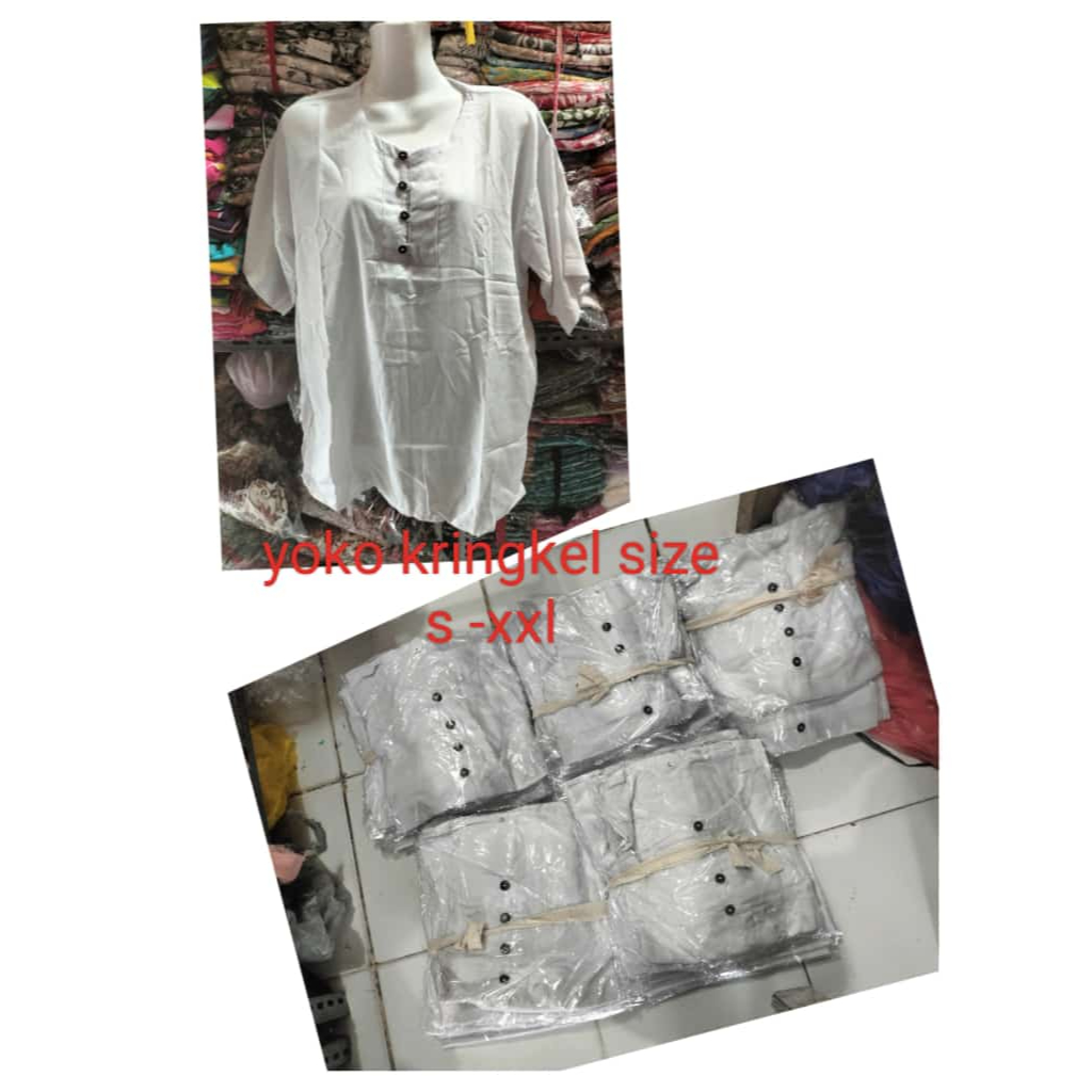 Baju yoko kringkel Bali adem nyaman