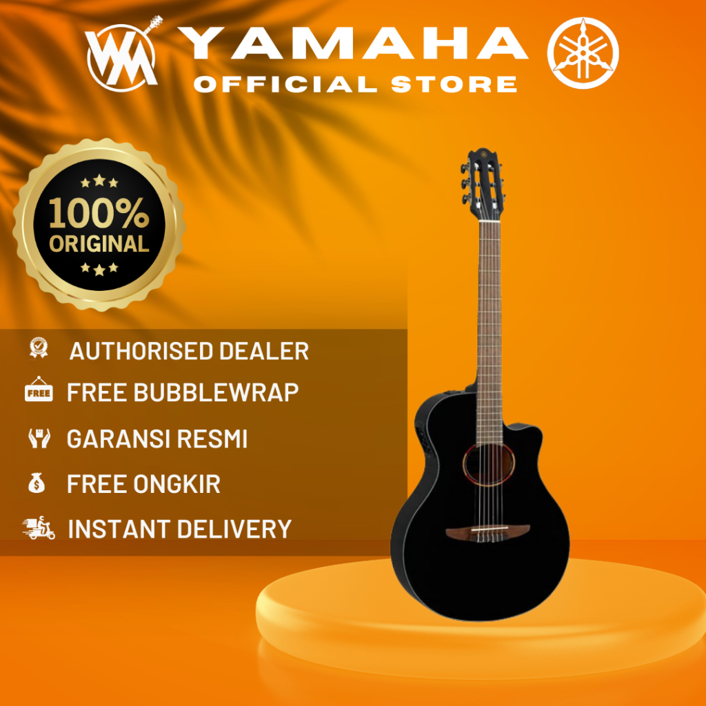 Yamaha NTX1 Gitar Nylon Akustik Elektrik / NTX 1 / NTX-1 - BLACK