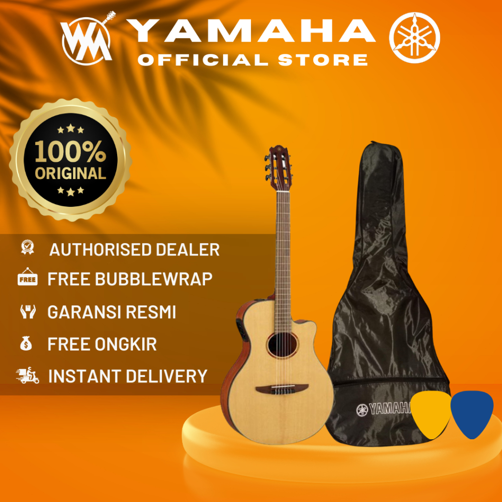 Yamaha Gitar Akustik Elektrik NTX1/ NTX-1/ NTX 1 NATURAL + SOFTCASE+ 2PICK