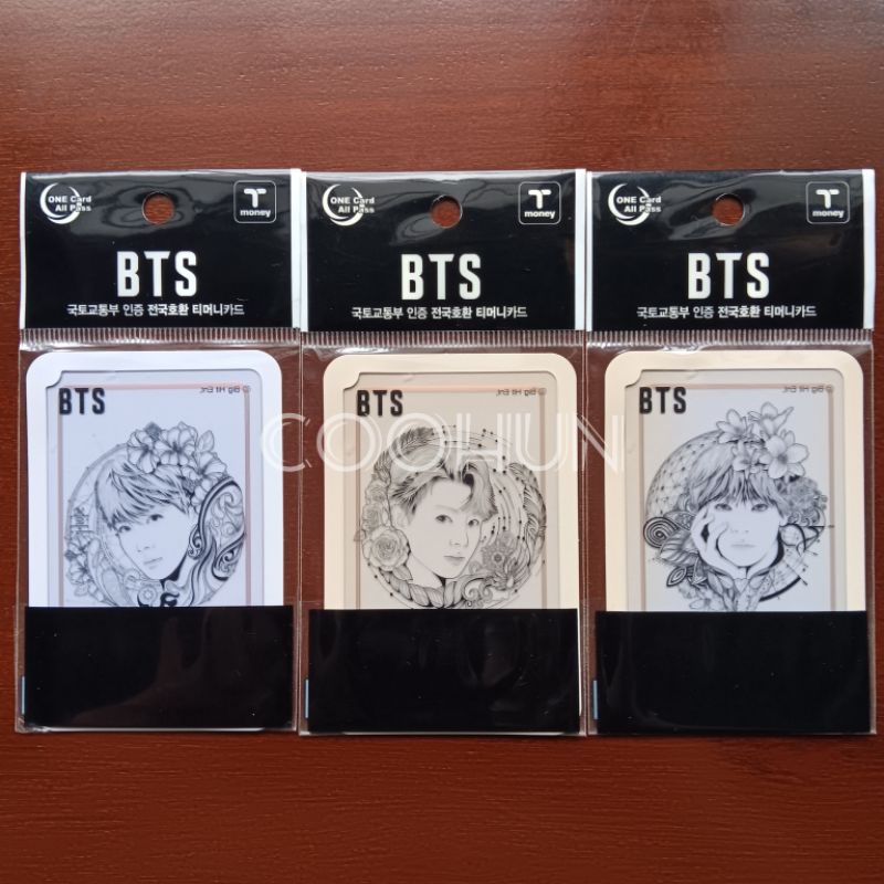 BTS Illustration Official T-money J-hope Jungkook V