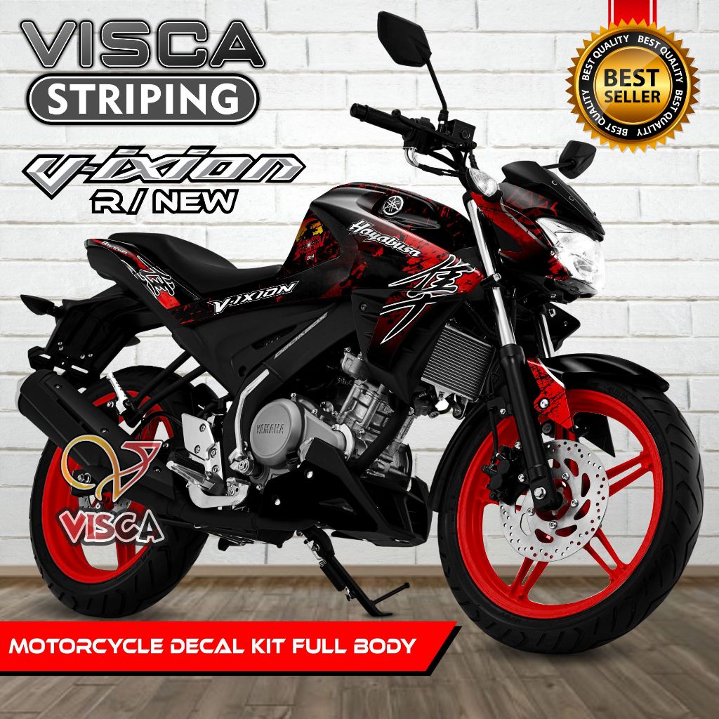 Decal Vixion R - Stiker Vixion R - Dekal Vixion R Full Body - Striping Vixion R Variasi - Decal Holo