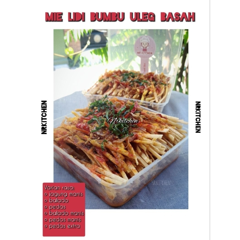 

Biting Bumbu Uleg Basah / Mie Lidi Bumbu Uleg Basah