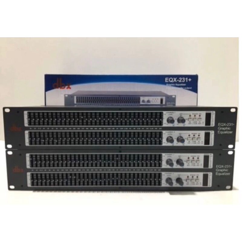 equalizer dbx EQX 231 output subwofer new