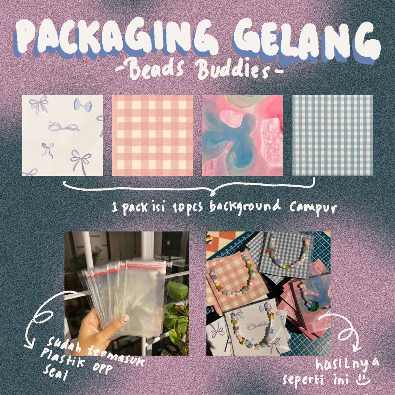 

Packaging Gelang Alas Packing | Beads Buddies