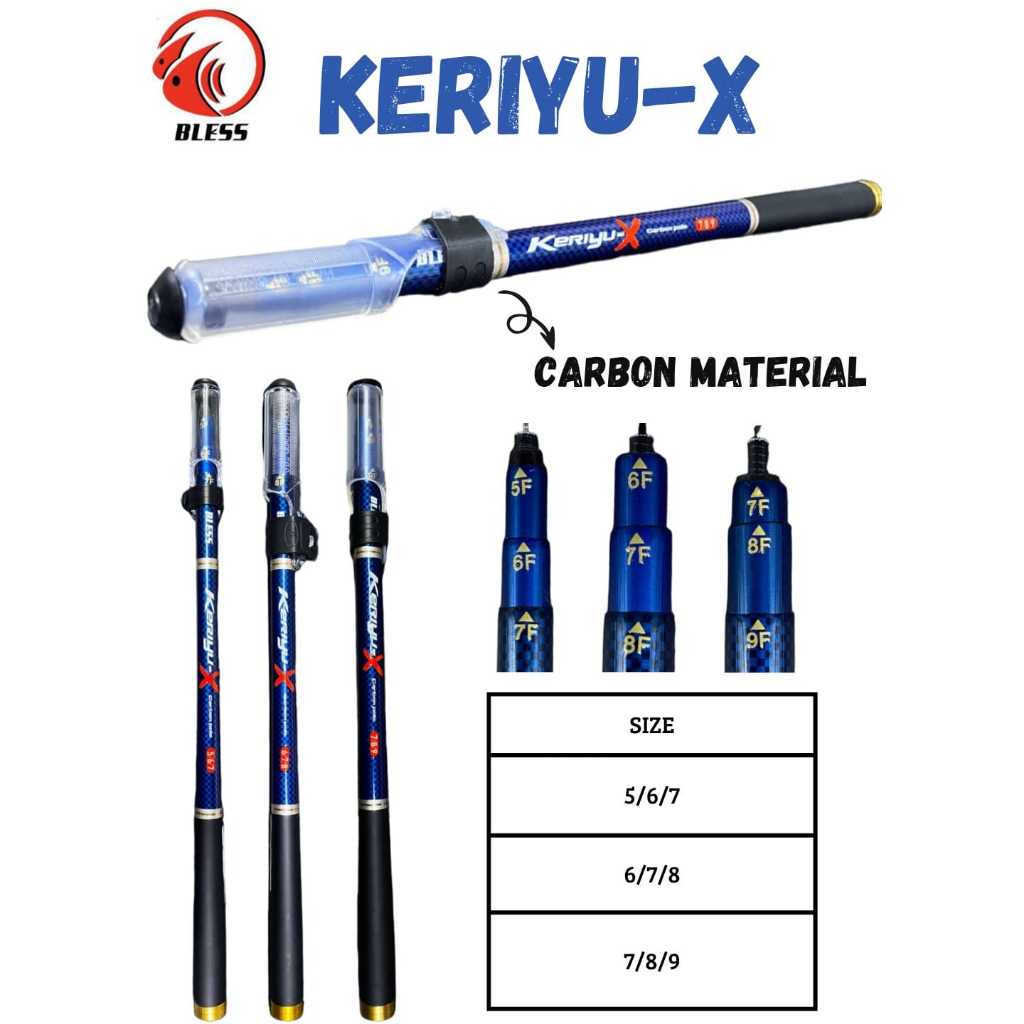 POLE / TEGEK BLESS KERIYU-X ZOOM CARBON POLE