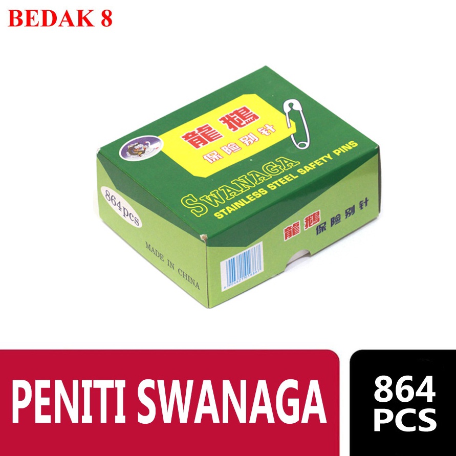 Peniti Swanaga Stainless Steel Safety Pins e R2M5