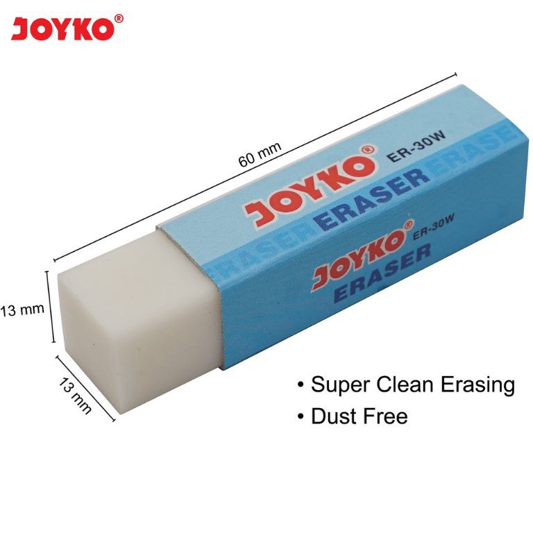 

Penghapus Joyko Tanggung Putih Er3 W 1pak3pcs KODE L6I7