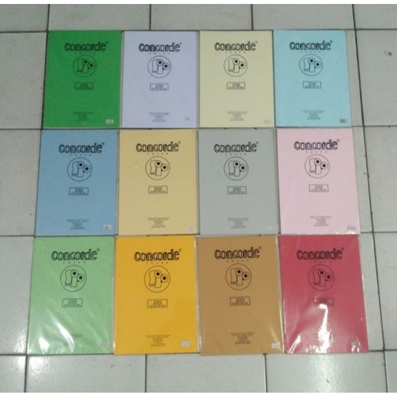 

Kertas Concorde uk A4 220 gram - Pack isi 10 Sheets.