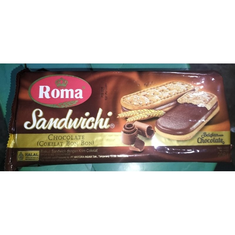 

Roti Roma Sandwich Coklat 206 g