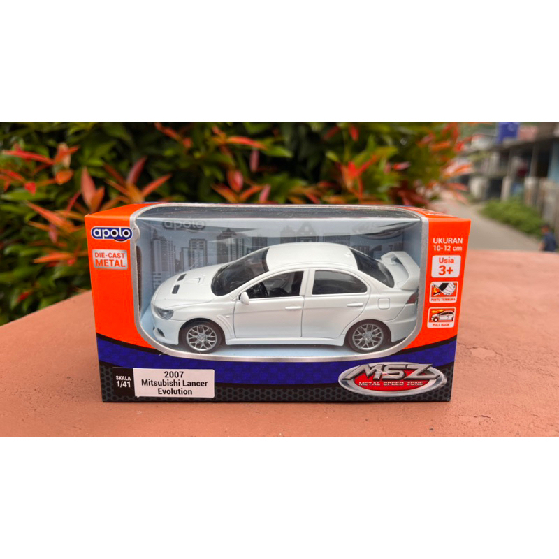 DIECAST MITSUBISHI LANCER EVO 2007