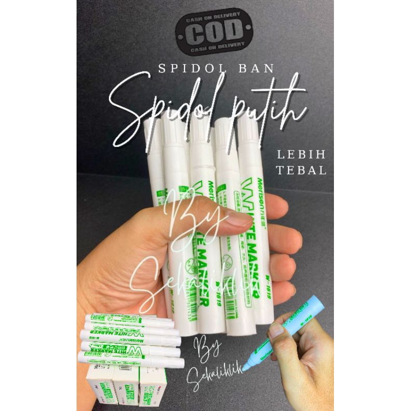 

Spidol Ban Mobil 2.8mm/Paint Marker/Spidol Putih/Spidol Putih Permanen Tahan Air/Spidol Putih Waterproof/Spidol Putih Ban Motor/Spidol Putih Permanen