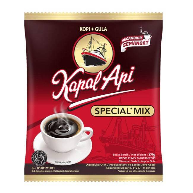 

Kapal Api Kopi Bubuk Instan Special Mix 23 g