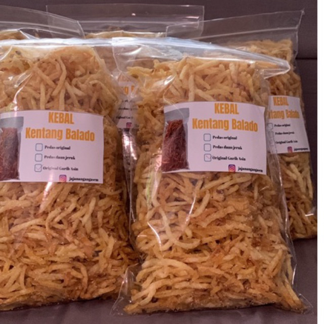 

Kentang original gurih asin