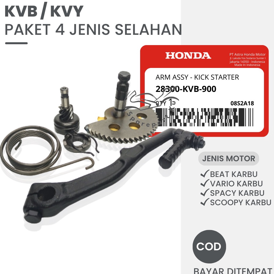 LARIS MANIS HEMAT PAKET KOMPLIT HONDA BEAT KARBU STARTER KASAR VARIO SPACY SCOOPY  AS SLAH  ENGKOLAN