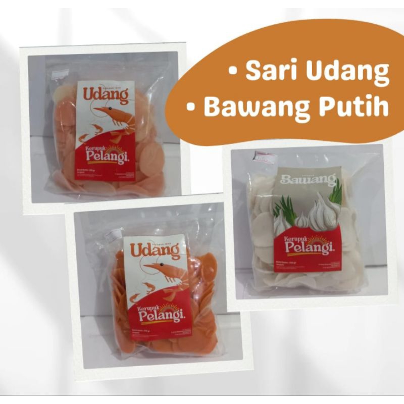 

250gram krupuk merk pelangi
