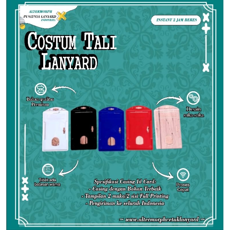 

Tempat Casing Id Card Standard Plastik| Bisa Satuan