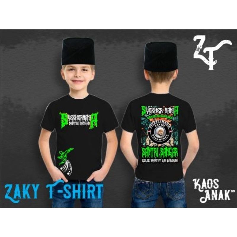 KAOS ANAK SYEKHERMANIA SANTRI BERSHOLAWAT .SANTRI SANGAR